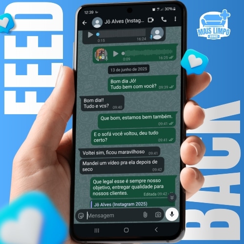 FEEDBACK DO CLIENTE APÓS SERVIÇOS DE HIGIENIZAÇÃO DE ESTOFADOS (1)